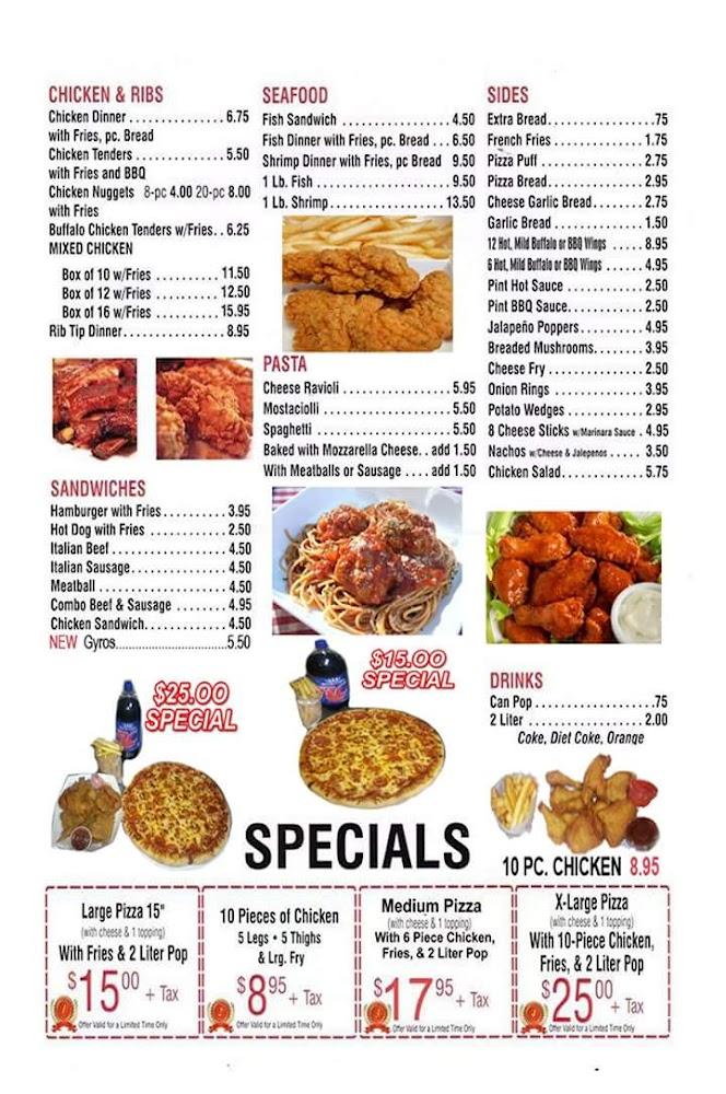 Avys Pizza Menu image 1